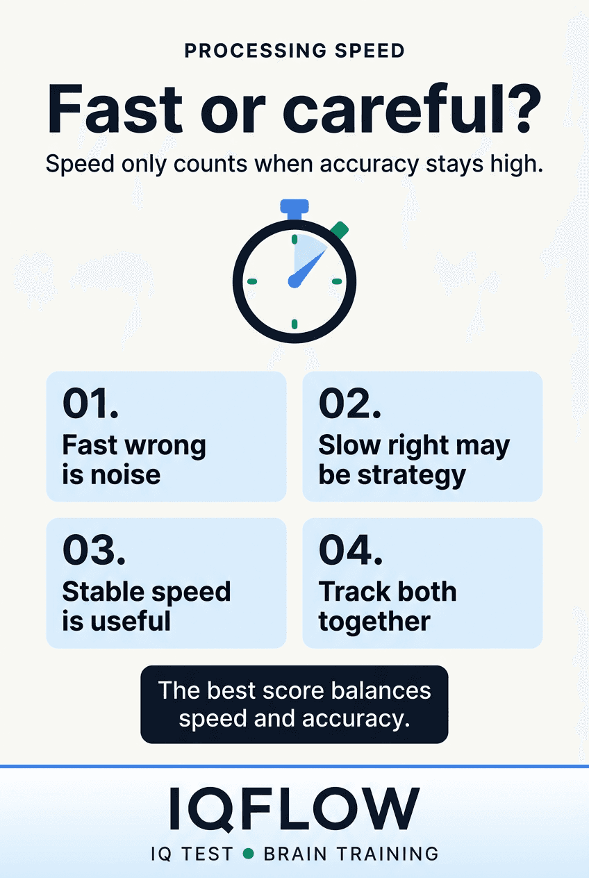 IQFlow Pinterest pin explaining processing speed and accuracy.